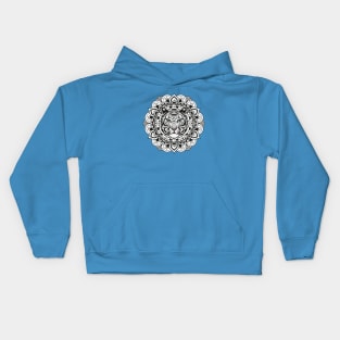 Tigers Mandala Logo Kids Hoodie